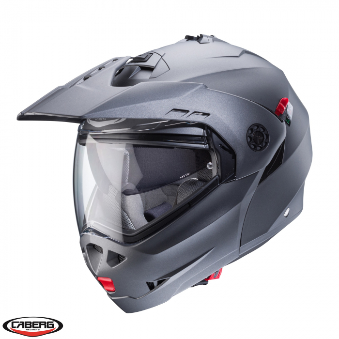 Casca modulabila (flip-up)/adventure Caberg model Tourmax X SV gun metal (titanium) mat Pinlock ready – lentila Pinlock inclusa [1]