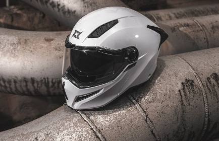 Casca modulabila (flip-up) Axxis GhostFighter SV A0 alb lucios (ochelari soare integrati) Pinlock Ready – tip viziera: MT-V-36 [8]