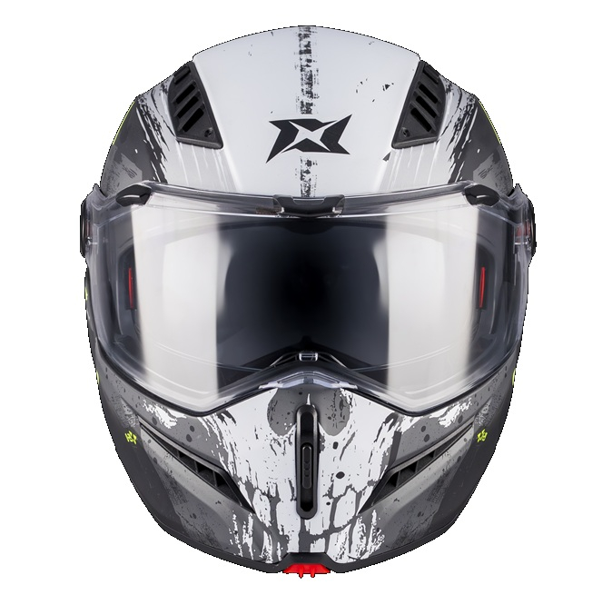 Casca modulabila (flip-up) Axxis GhostFighter SV D29 B2 gri mat (ochelari soare integrati) Pinlock Ready – tip viziera: MT-V-36 [2]