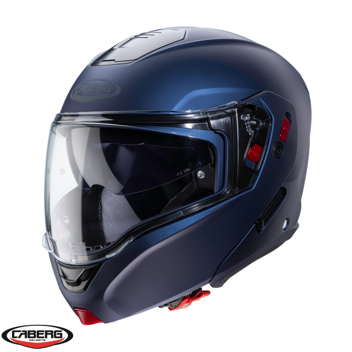 Casca modulabila (flip-up) Caberg model Horus X albastru mat Pinlock ready – lentila Pinlock inclusa [1]