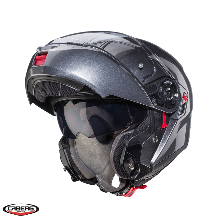 Casca modulabila (flip-up) Caberg model Levo X N1 gri metalic lucios Pinlock ready – lentila Pinlock inclusa (fibra de sticla) [3]