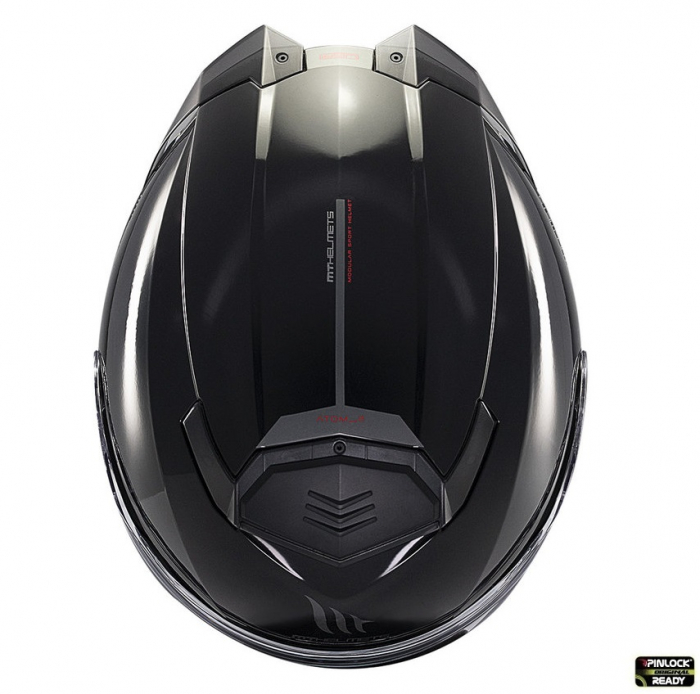 Casca modulabila MT Atom 2 negru lucios (ochelari soare integrati) Pinlock Ready [4]