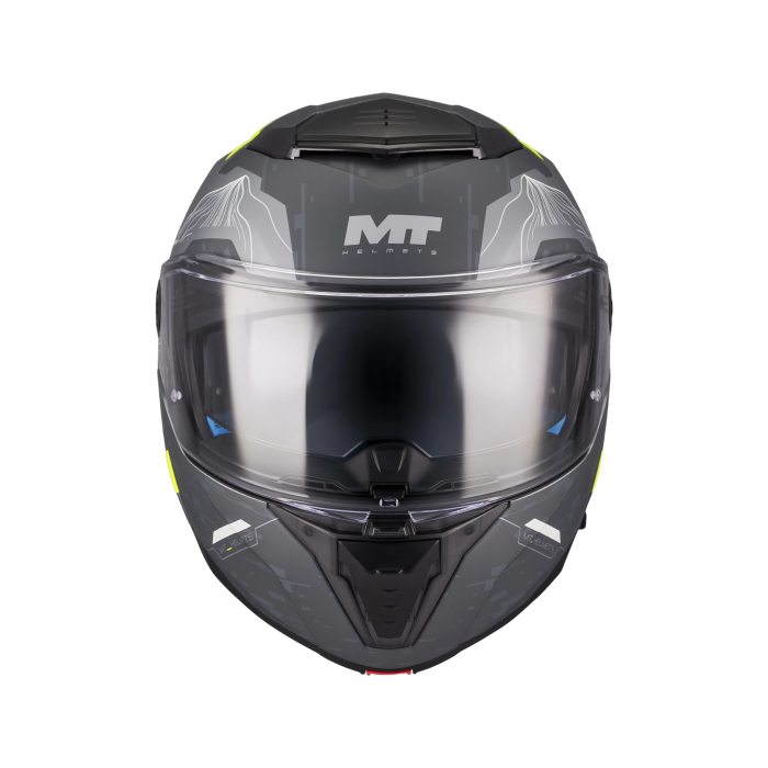 Casca modulabila MT Atom 2 SV Highlands E2 gri mat (ochelari soare integrati) + lentila antiaburire Pinlock 70 cadou – tip viziera: MT-V-35 [3]