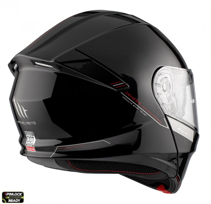 Casca modulabila MT Genesis negru mat Pinlock ready – omologare noua ECE 22.06 [5]