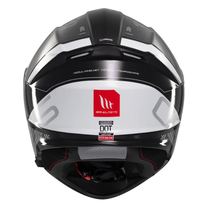 Casca modulabila MT Genesis SV Atempo B2 negru/gri lucios Pinlock ready – omologare noua ECE 22.06 – tip viziera: MT-V-25 [6]