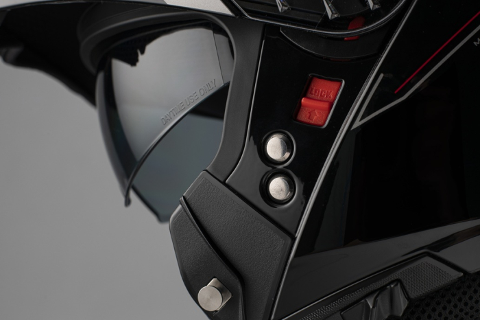 Casca modulabila MT Genesis SV Pure A1 negru lucios Pinlock ready – omologare noua ECE 22.06 – tip viziera: MT-V-25 [9]