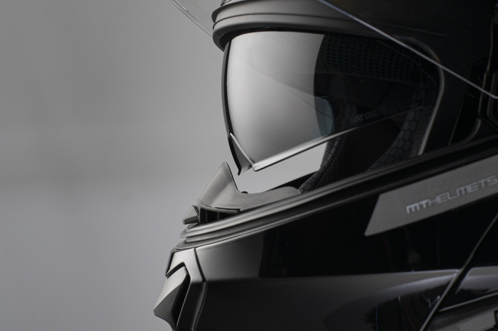 Casca modulabila MT Genesis SV Pure A1 negru lucios Pinlock ready – omologare noua ECE 22.06 – tip viziera: MT-V-25 [11]
