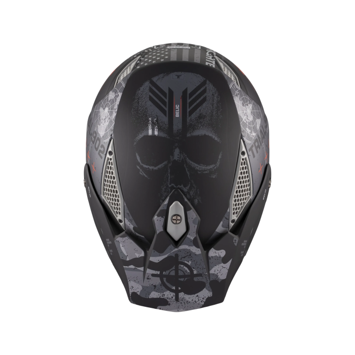 Casca MT Streetfighter SV S Belic B2 gri/negru mat (ochelari soare integrati) – masca (protectie) barbie si cozoroc detasabile – omologare noua ECE 22.06 [5]