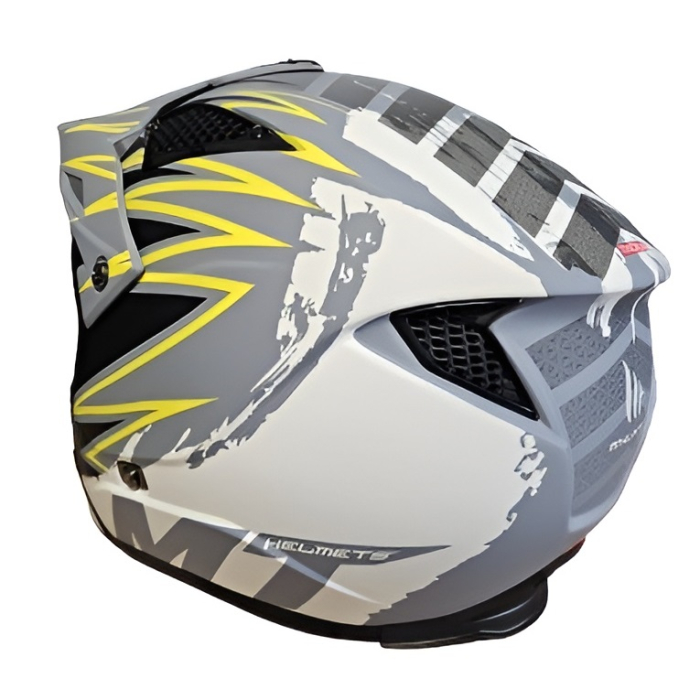 Casca MT Streetfighter SV S Tackle B2 gri mat (ochelari soare integrati) – masca (protectie) barbie si cozoroc detasabile – omologare noua ECE 22.06 [5]