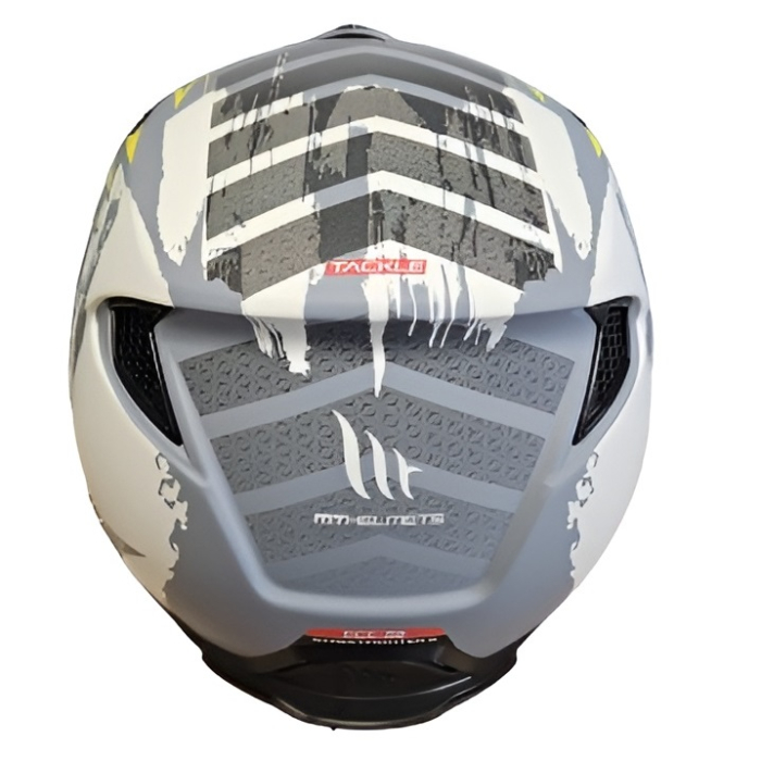 Casca MT Streetfighter SV S Tackle B2 gri mat (ochelari soare integrati) – masca (protectie) barbie si cozoroc detasabile – omologare noua ECE 22.06 [4]