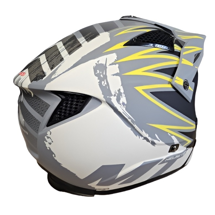 Casca MT Streetfighter SV S Tackle B2 gri mat (ochelari soare integrati) – masca (protectie) barbie si cozoroc detasabile – omologare noua ECE 22.06 [3]