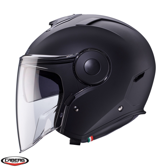 Casca open face (jet) Caberg model Soho SV 17 negru mat [2]