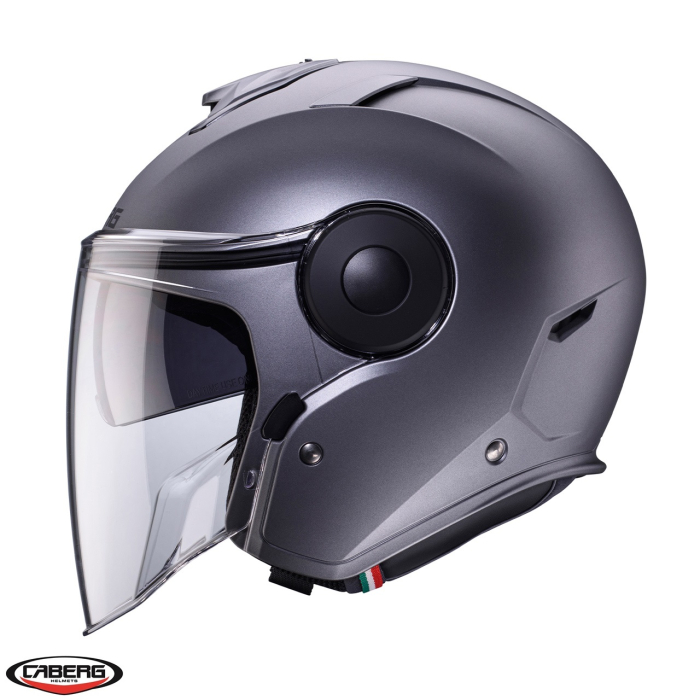 Casca open face (jet) Caberg model Soho SV 91 gun metal (titanium) mat [2]