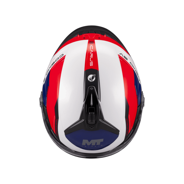 Casca open face motociclete MT Cosmo SV Icarus A5 rosu lucios (ochelari soare integrati) – tip viziera: MT-V-37 [6]