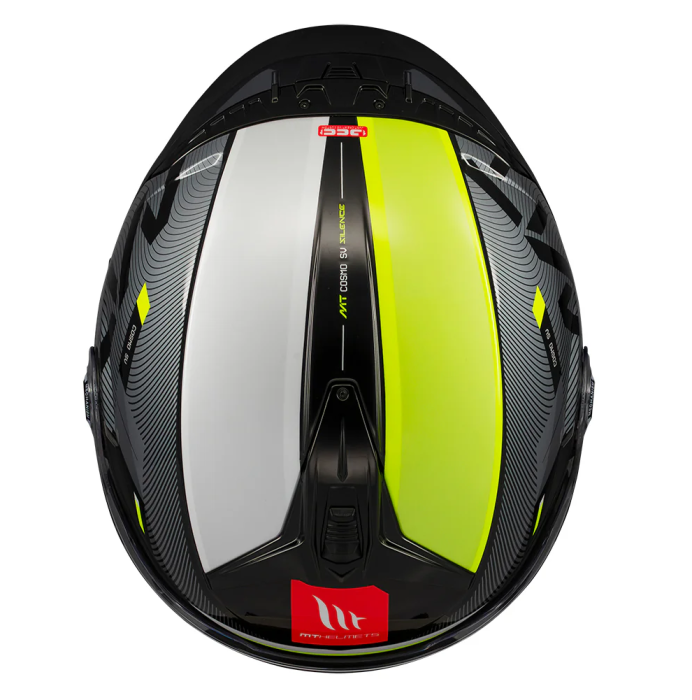 Casca open face motociclete MT Cosmo SV Silence B3 galben fluor lucios (ochelari soare integrati) – tip viziera: MT-V-37 [4]