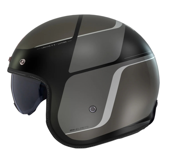 Casca open face motociclete MT Le Mans 2 S SV Luther B12 gri mat (ochelari soare integrati) – omologare noua ECE 22.06 [2]