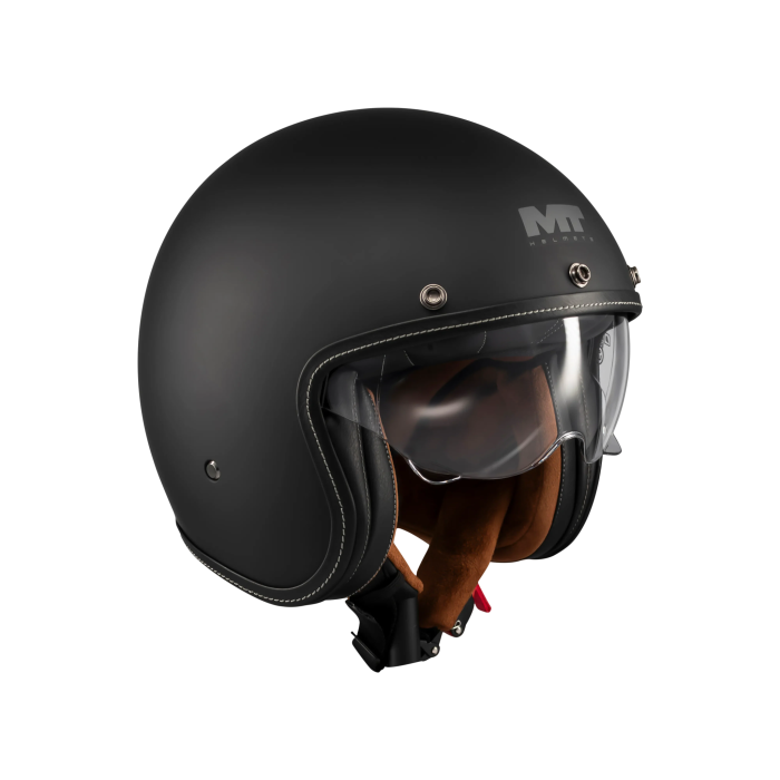 Casca open face motociclete MT Le Mans 2 S SV Pure A1 negru mat (ochelari soare integrati) – omologare noua ECE 22.06 [9]
