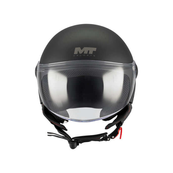 Casca open face motociclete MT Street S Pure A1 negru mat – omologare noua ECE 22.06 [3]