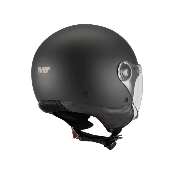 Casca open face motociclete MT Street S Pure A1 negru mat – omologare noua ECE 22.06 [4]
