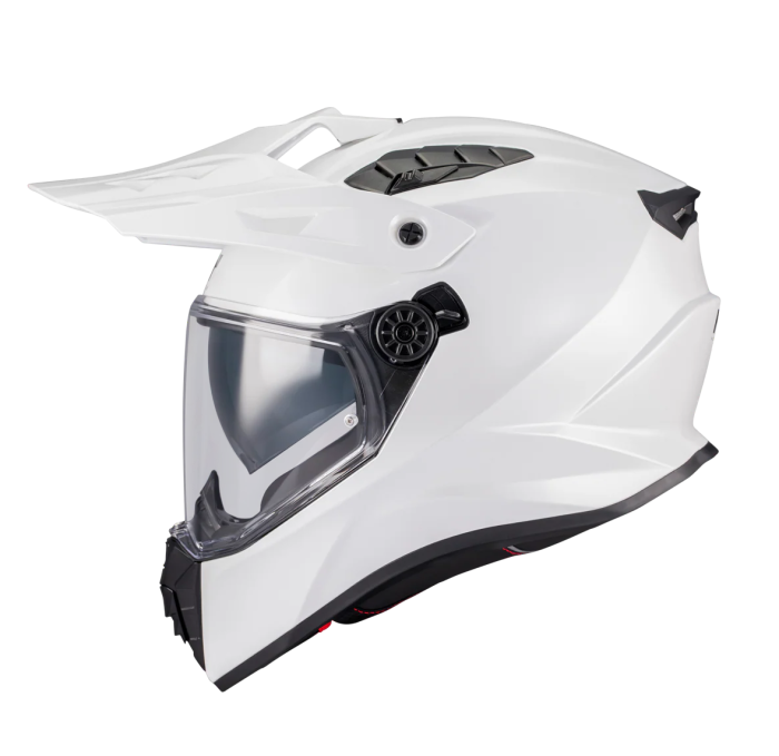 Casca touring/adventure MT model Track SV Pure A0 alb lucios – tip viziera: HS 12 [2]