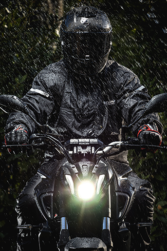 Costum moto ploaie Ixon model Compact Suit culoare: negru (montare peste echipament) [3]