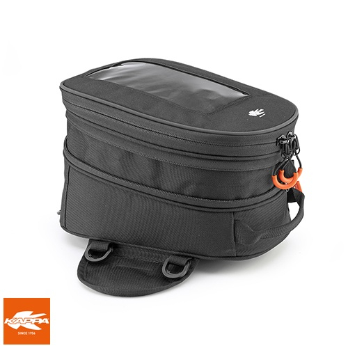 Geanta extensiva rezervor motocicleta Kappa – model ST108 Striker (volum: 5-7L) (fixare cu magneti sau cureluse) – culoare: negru [2]