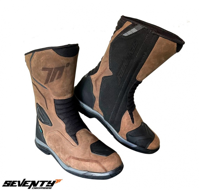 Ghete moto Touring Unisex Seventy model SD-BT13 culoare: maro [3]