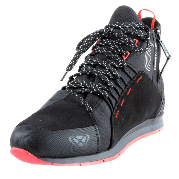 Ghete moto Urban barbati All Season Ixon model Freaky WP MS culoare: negru/rosu/alb (100% waterproof) [5]