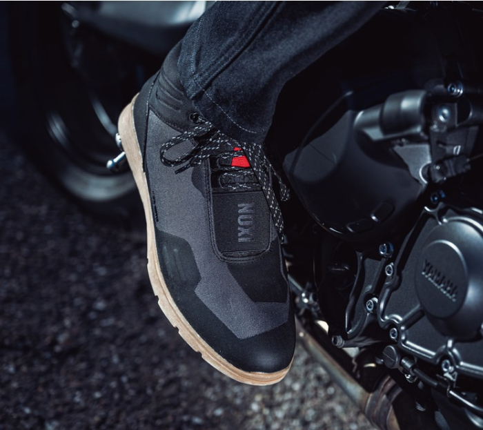 Ghete moto Urban barbati vara Ixon model Hopper MS culoare: verde/negru/rosu [12]