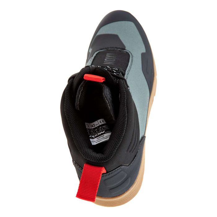 Ghete moto Urban barbati vara Ixon model Hopper MS culoare: verde/negru/rosu [8]