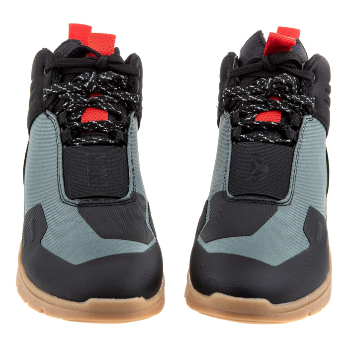 Ghete moto Urban barbati vara Ixon model Hopper MS culoare: verde/negru/rosu [2]