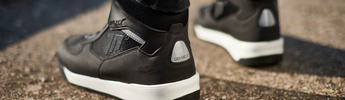 Ghete moto Urban Unisex Seventy model SD-BC10 culoare: negru/gri [3]