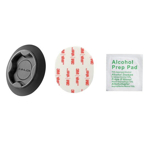 Kit Quiklox – suport universal pentru montare suport telefon + adaptor adeziv UNIVERSAL ADHESIVE PAD – montaj pe ghidon [2]