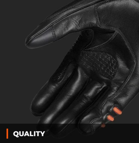 Manusi barbati Racing/Naked vara Seventy model SD-N30 Mugello culoare: negru/rosu – degete tactile [2]