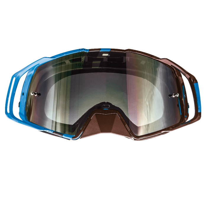 Ochelari MX Evo Stripes MtHelmets motocross/enduro/atv/schi, negru-albastru [2]