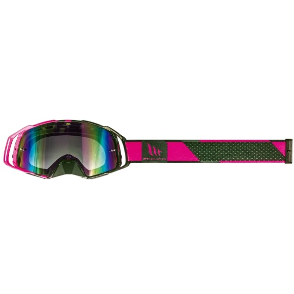 Ochelari MX Evo Stripes MtHelmets motocross/enduro/atv/schi, negru-fucshia [3]