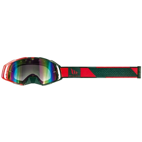 Ochelari MX Evo Stripes MtHelmets motocross/enduro/atv/schi, negru-rosu [3]