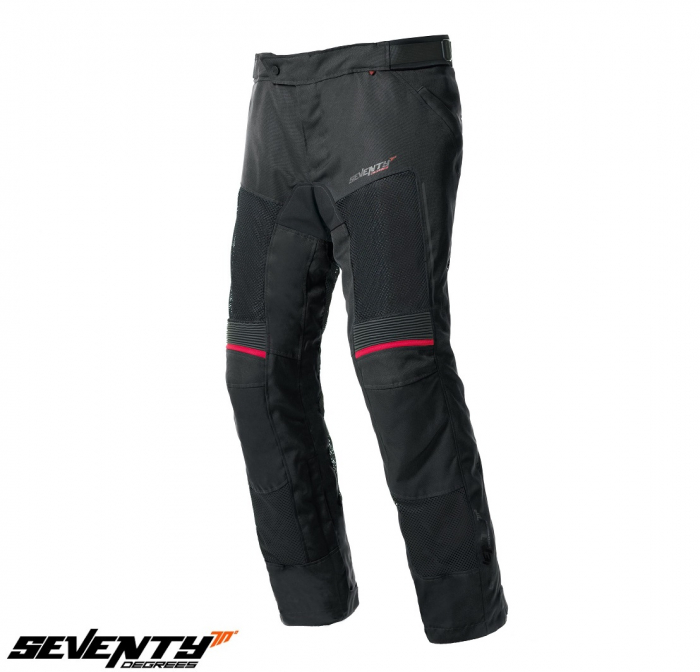 Pantaloni moto Touring unisex Seventy vara model SD-PT22 culoare: negru [1]
