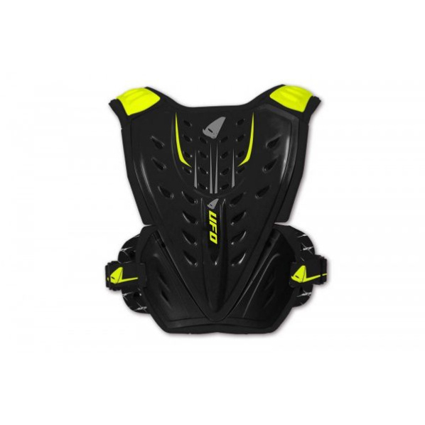 Protectie corp (carapace) Ufo Plast Reactor 2, negru/galben, marime universala [2]
