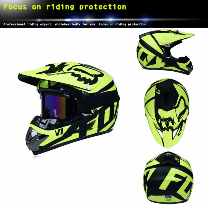 Set Casca atv/cross/enduro/downhill, V1 [2]