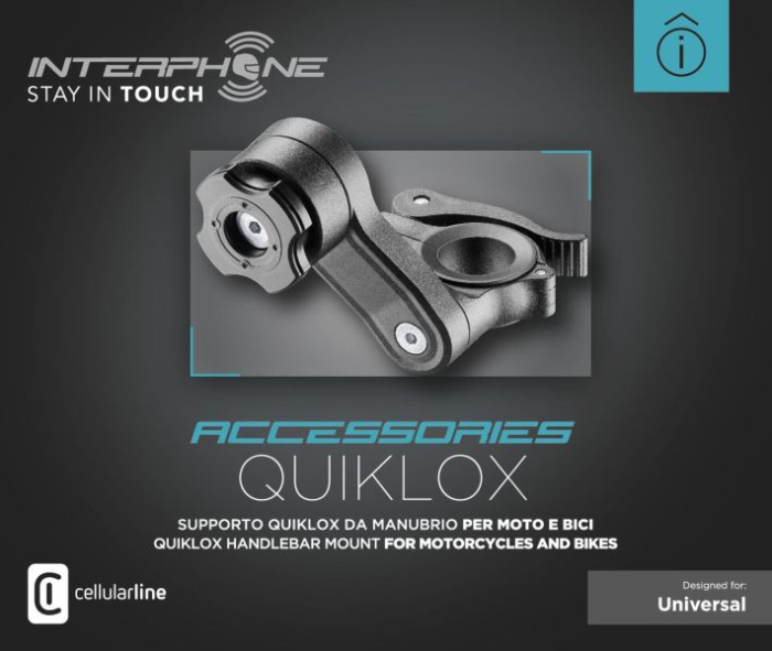 Suport universal telefon Interphone pentru montare suport telefon  – montaj pe ghidon [4]