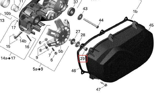 Surub/presa variator primar ATV Can-am/BRP [2]
