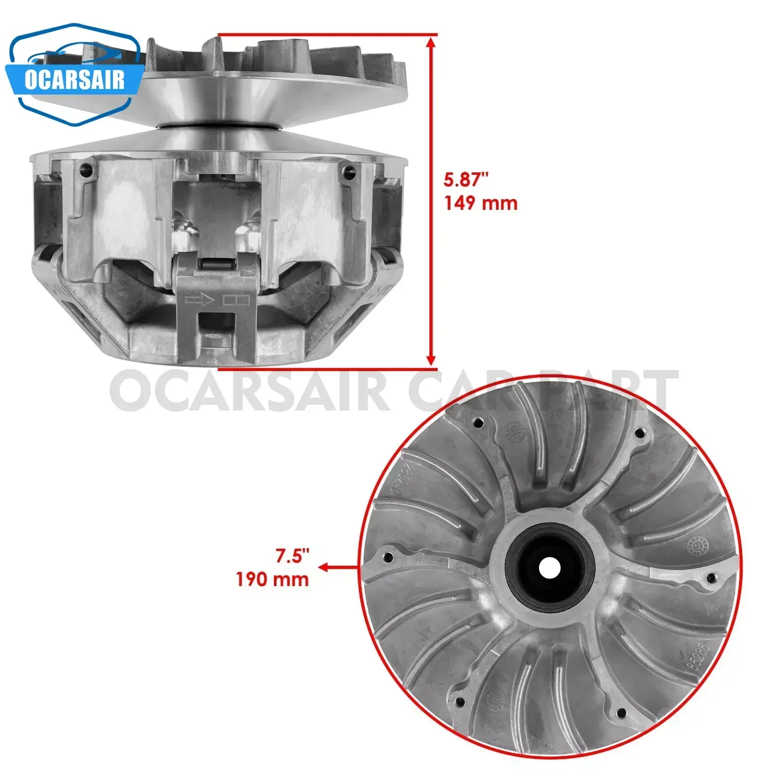 Variator complet primar UTV/ATV Can-am BRP Outlander/Renegade/Commander 800/1000 [8]