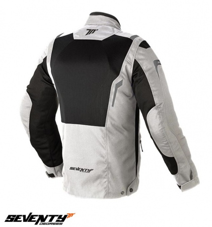 Geaca vara waterproof barbati Seventy Touring, alb-ice/negru [1]