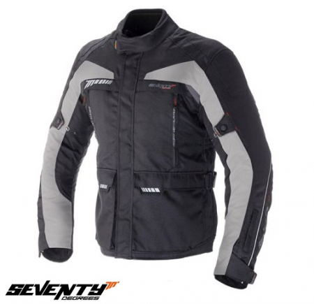 Geaca/jacheta barbati Seventy - Geaca moto vara-iarna barbati Seventy Touring, negru/gri