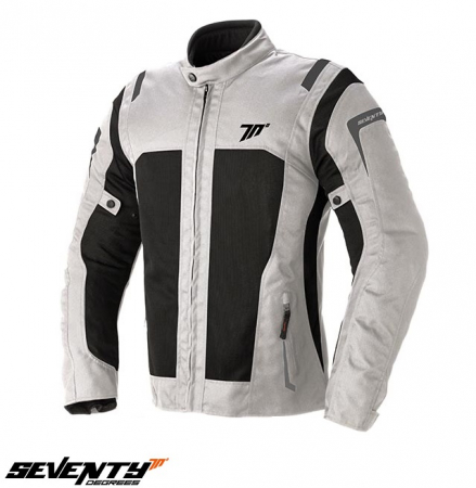 Geaca/jacheta barbati Seventy - Geaca vara waterproof barbati Seventy Touring, alb-ice/negru