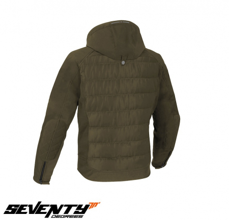 Geaca moto barbati Seventy Touring vara-iarna, verde military [1]