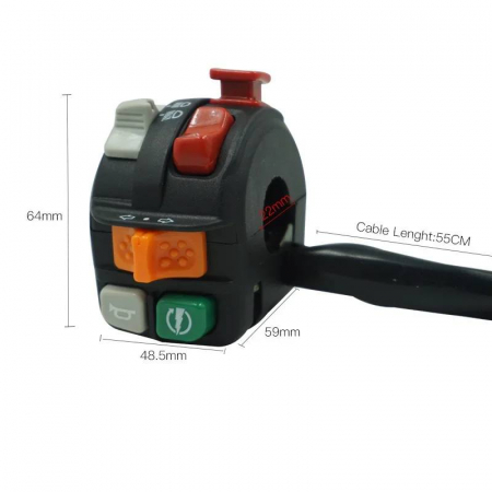 Bloc lumini/Comanda ghidon BRP/Can-am 400-1000cc 2008-2017 [1]