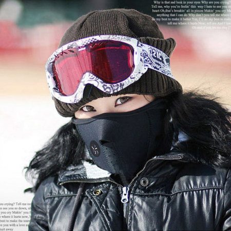Cagula all-season microfibre pentru moto, ski, paintball marime universala, negru [4]