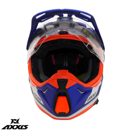 Casca adventure/touring/off road Axxis model Wolf DS Roadrunner C7 albastru lucios – tip viziera: MT-V-20 [2]